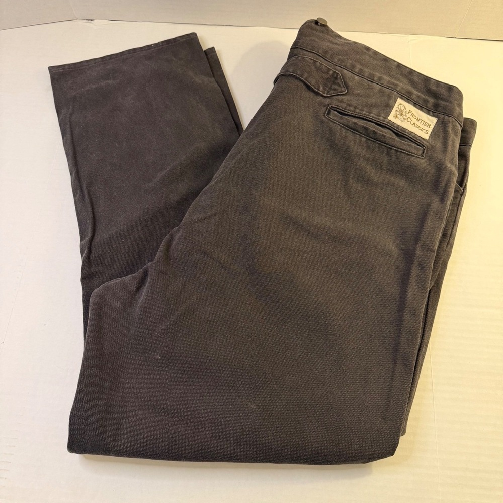 Frontier Classics Western Style Denim Jeans Size 46 Dark Wash Adjustable Waist